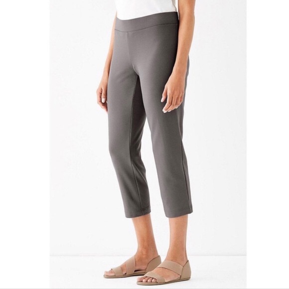 J Jill Pure Jill Gray Slimleg Cropped 